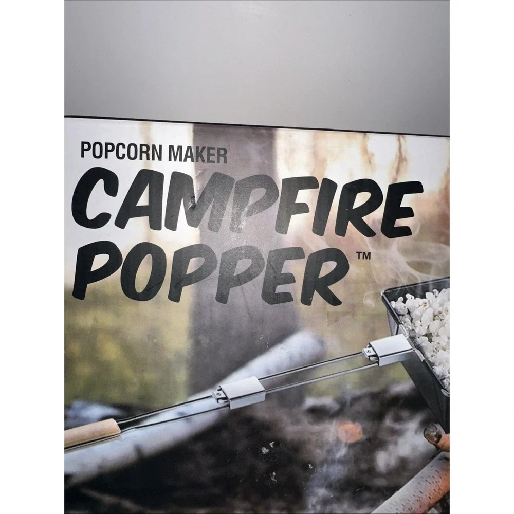 Campfire Popcorn Popper Protocol Camping Popcorn Maker 3 Quarts 5 Minutes Long‎